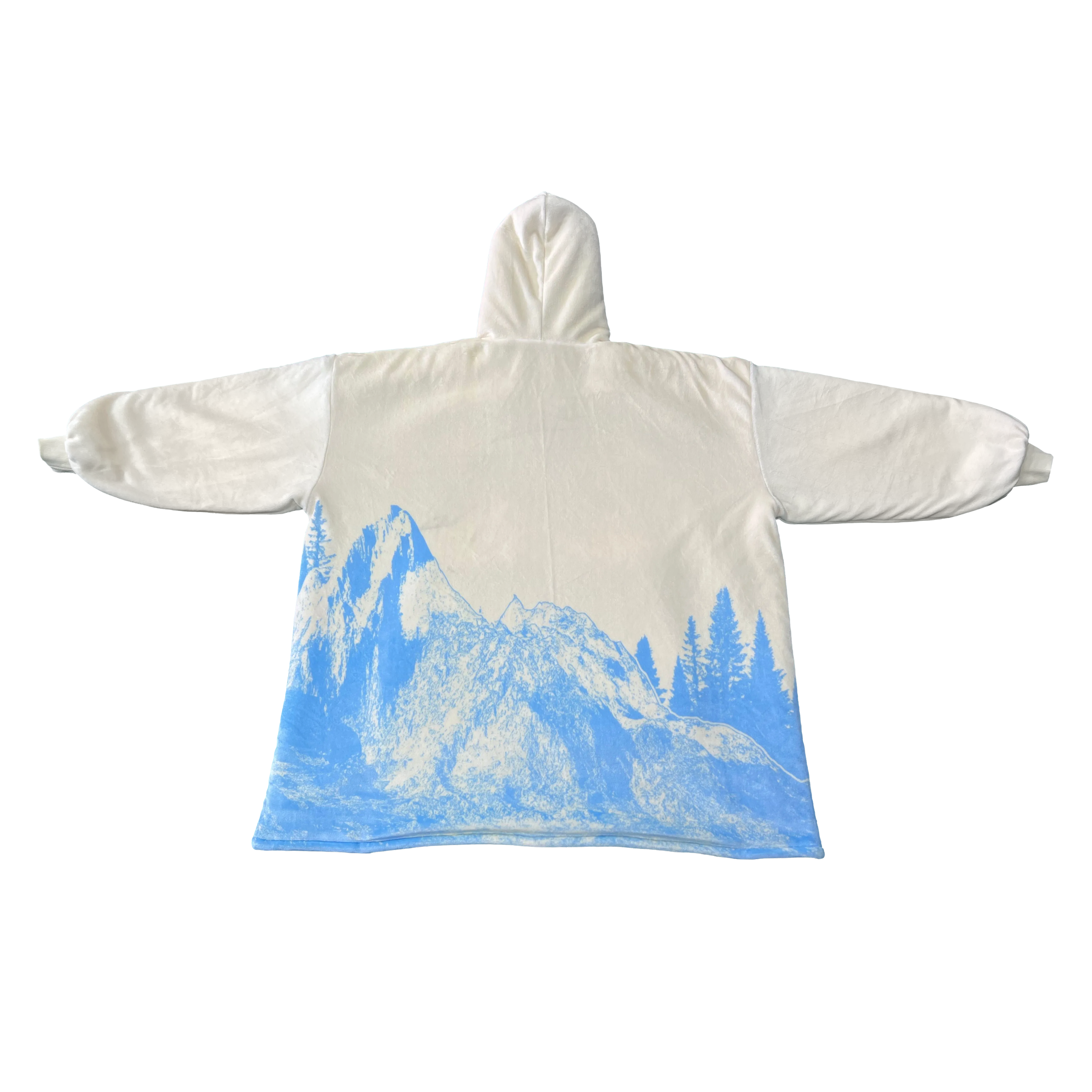 CaseOh's Hooded Blanket: White Mountain