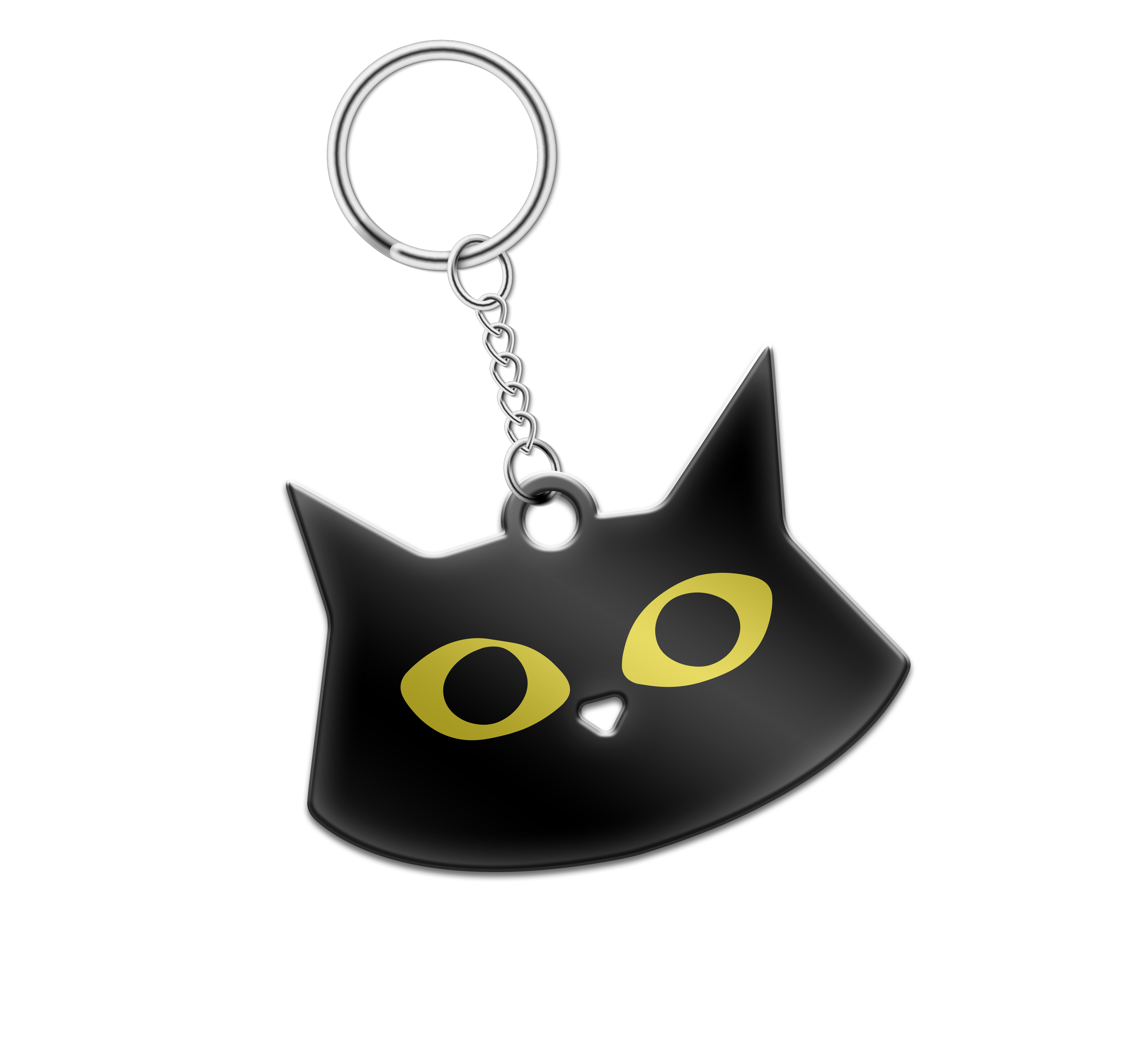 CaseOh's Kittyuh Metal Keychain