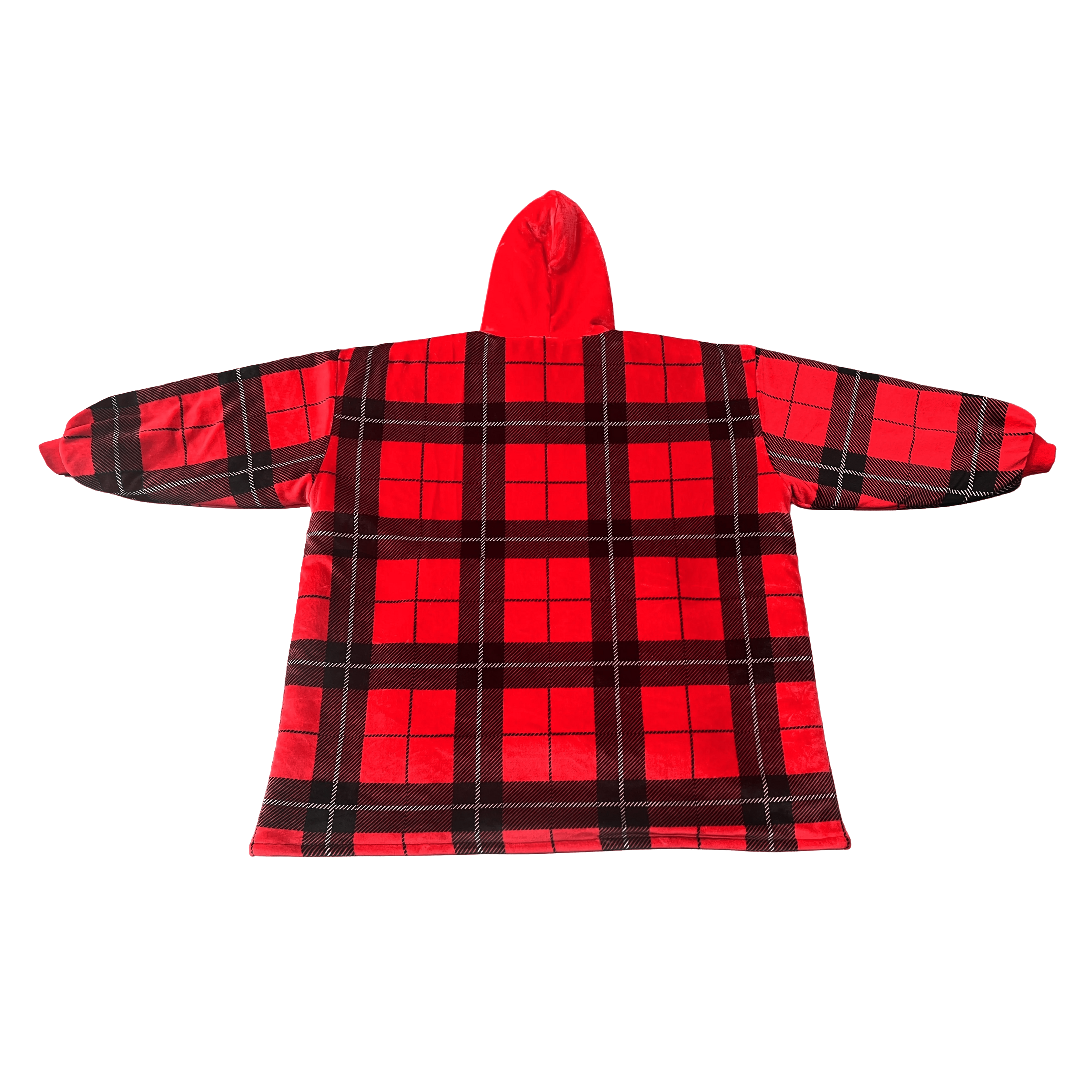 CaseOh's Hooded Blanket: Red Flannel