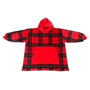 CaseOh's Hooded Blanket: Red Flannel