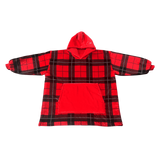 CaseOh's Hooded Blanket: Red Flannel